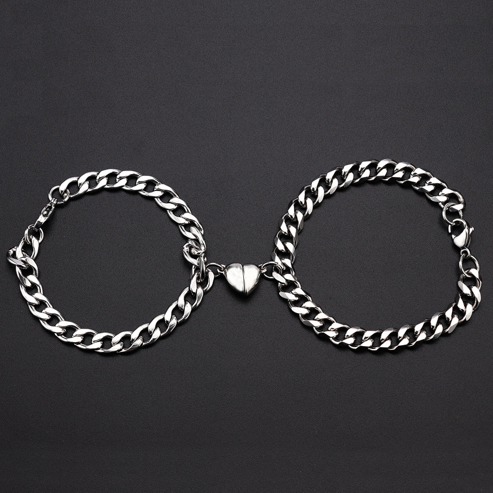Magnetic Love Bracelets for Couples