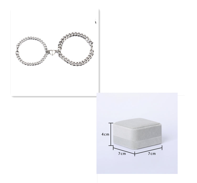 Magnetic Love Bracelets for Couples