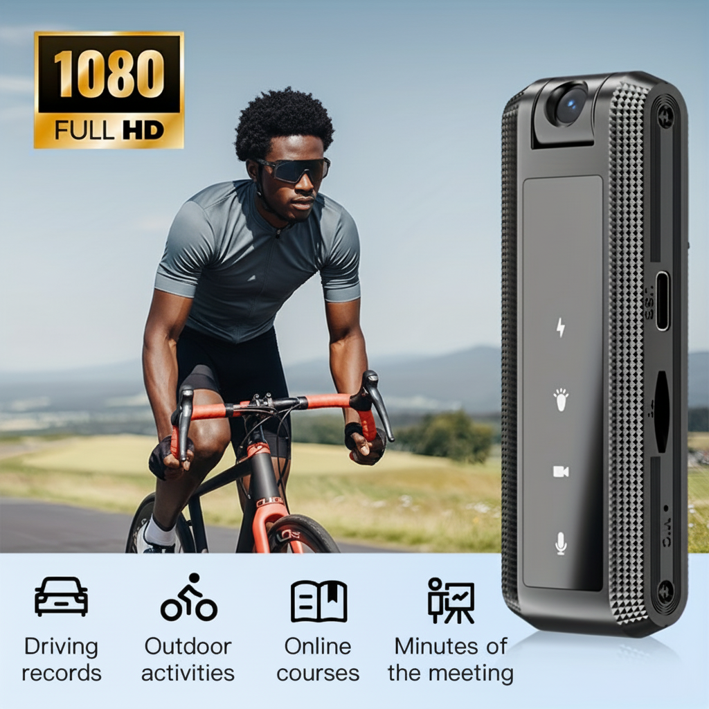 Mini Smart Clip Camera – Caméra compacte, discrète et performante