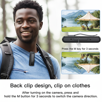 Mini Smart Clip Camera – Caméra compacte, discrète et performante